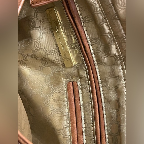 Ivanka Trump Brown Leather Purse with chain - Picture 7 of 7